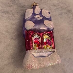 Vintage Christopher Radko Midnight‎ Mass Glass Christmas Ornament
